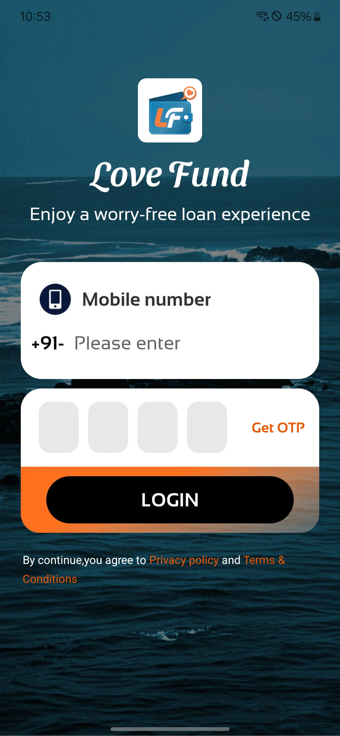 LoveFund App Screenshot 2
